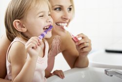 Children Brushing Teeth