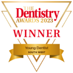 our recent achievements & awards Young Dentist - South West 2023 Winner Logo