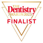 The Dentistry Awards 2023 Finalist Logo Award-Winning Dental Practice